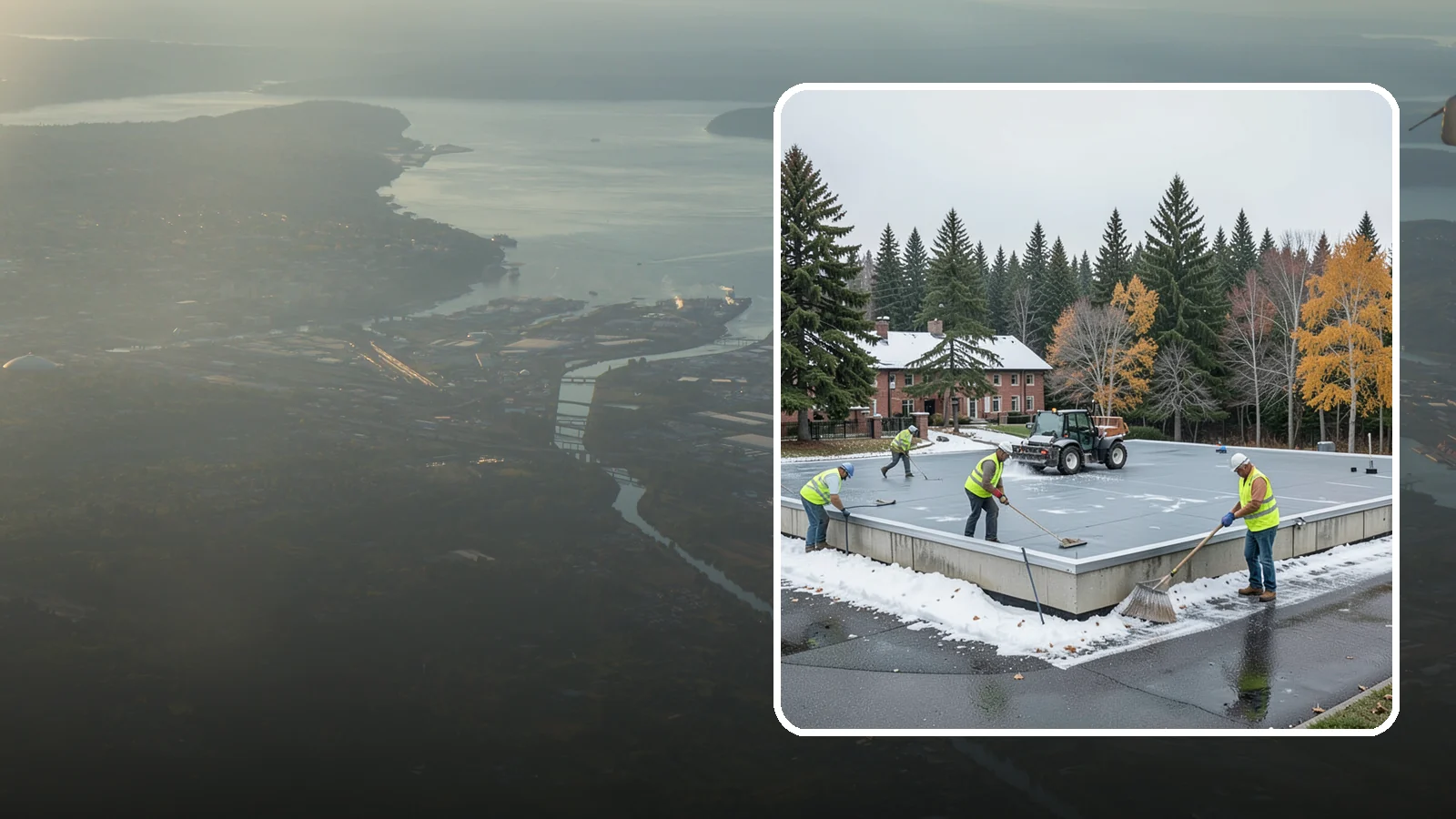 Municipal Flat Roof Services in Fife, Pierce County, WA - Maintain, repair, and replace the low-slope roofing systems that top most municipal and civic buildings.