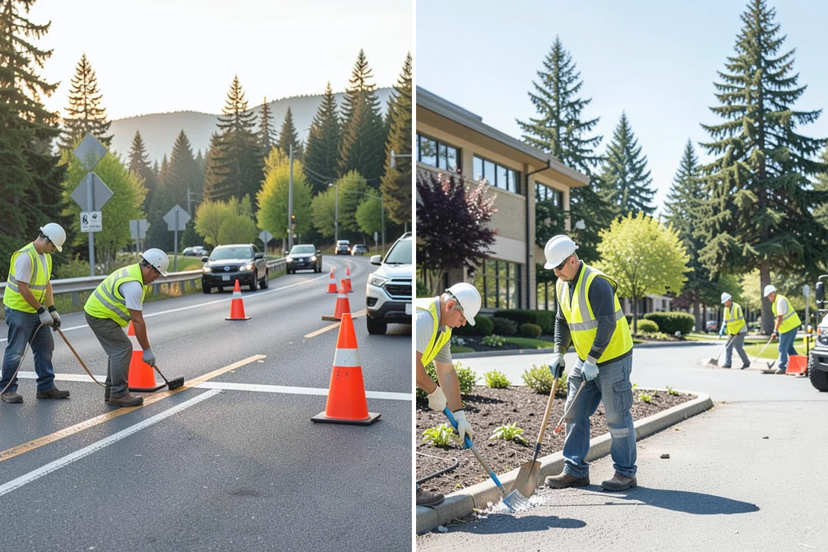 Municipal Flat Roof Services in Granite Falls, Snohomish County, WA - Membrane identification and drainage assessment