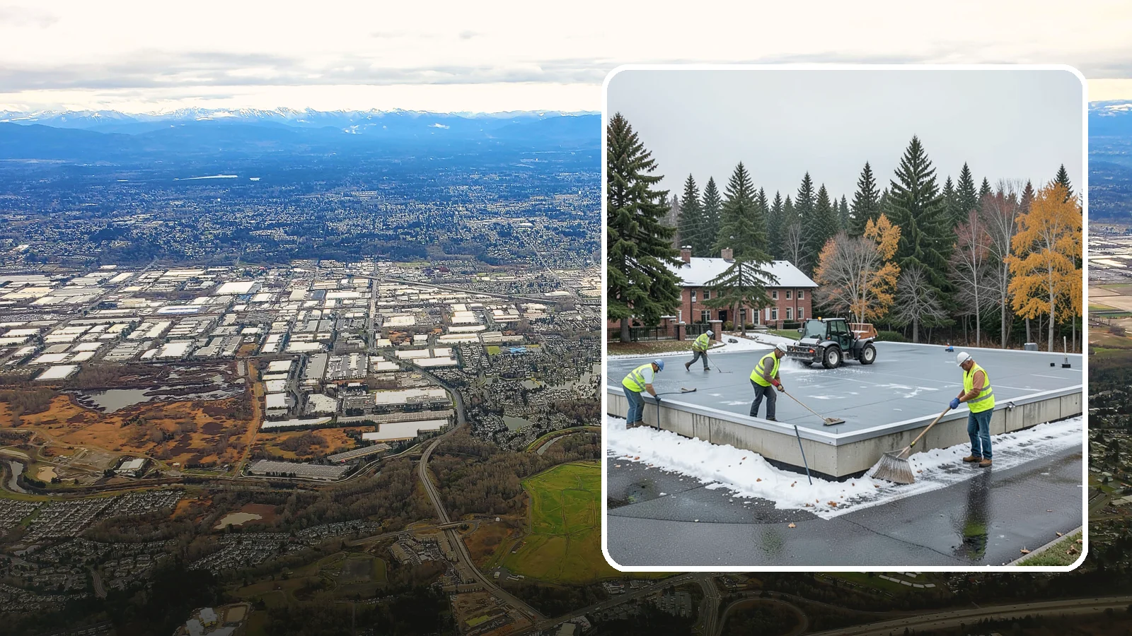 Municipal Flat Roof Services in Kent, King County, WA - Maintain, repair, and replace the low-slope roofing systems that top most municipal and civic buildings.