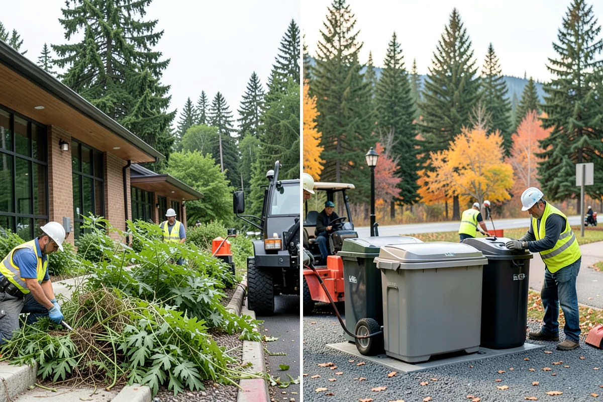 Municipal Flat Roof Services in Lake Forest Park, King County, WA - Membrane identification and drainage assessment
