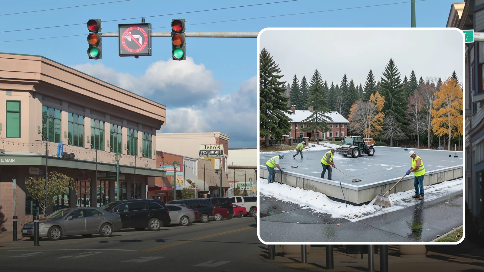 Municipal Flat Roof Services in Monroe, Snohomish County, WA - Maintain, repair, and replace the low-slope roofing systems that top most municipal and civic buildings.