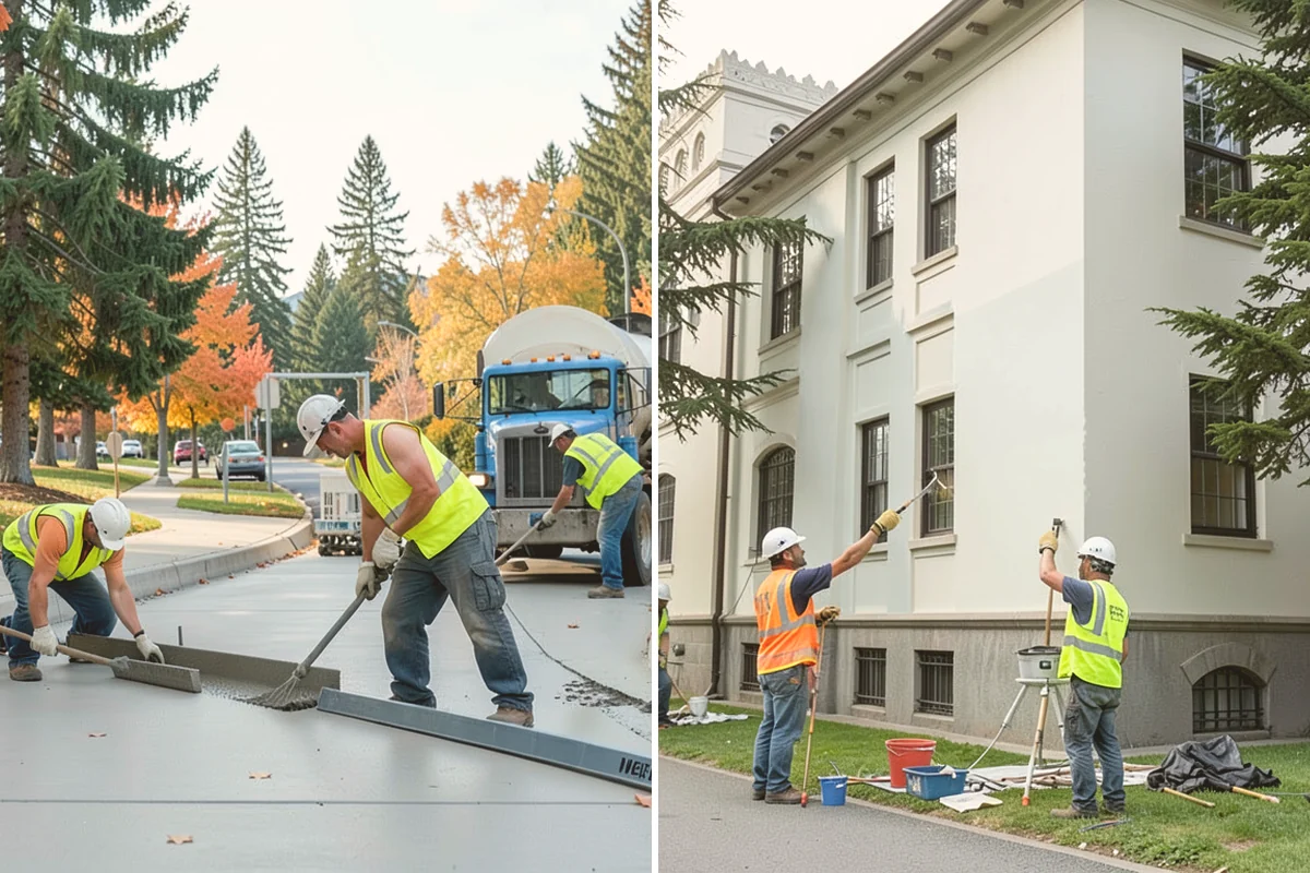 Municipal Flat Roof Services in Mount Vernon, Skagit County, WA - Membrane identification and drainage assessment