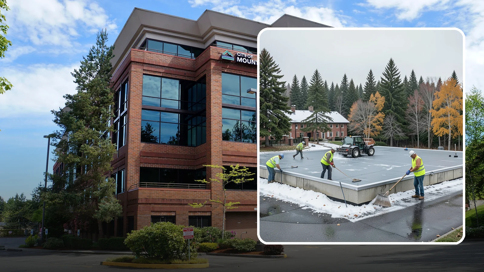 Municipal Flat Roof Services in Mountlake Terrace, Snohomish County, WA - Maintain, repair, and replace the low-slope roofing systems that top most municipal and civic buildings.