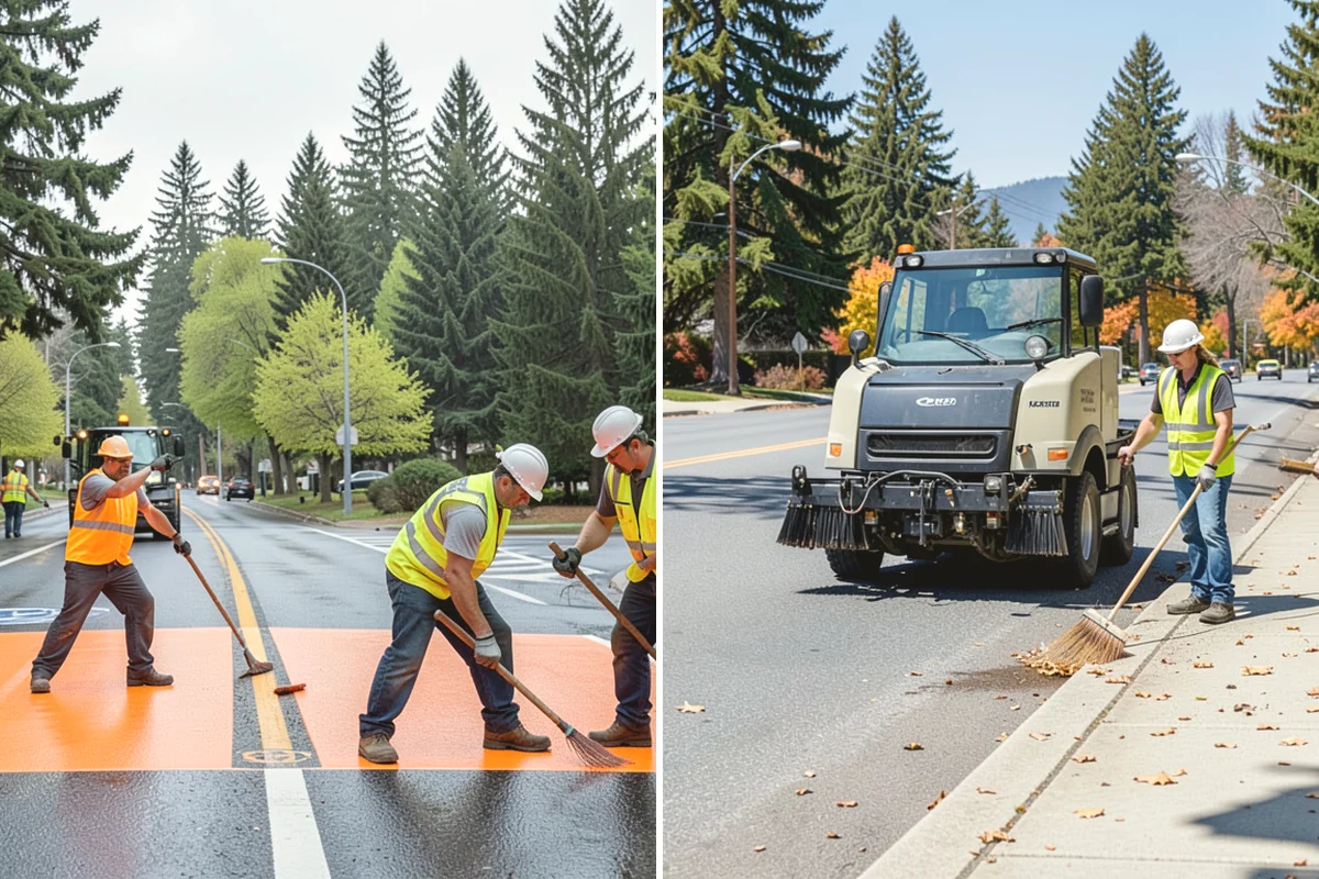 Municipal Flat Roof Services in North Bend, King County, WA - Membrane identification and drainage assessment