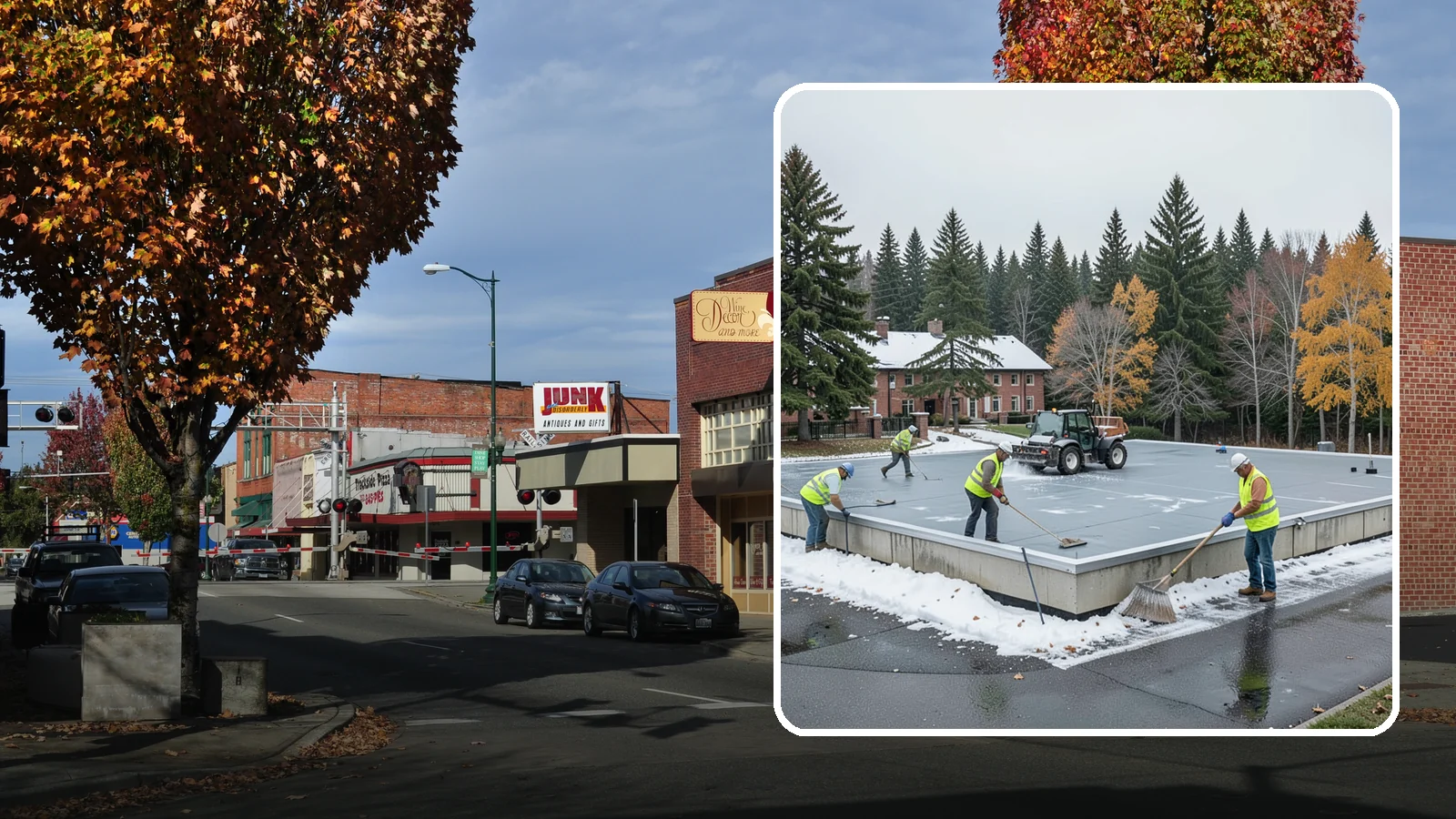 Municipal Flat Roof Services in Puyallup, Pierce County, WA - Maintain, repair, and replace the low-slope roofing systems that top most municipal and civic buildings.