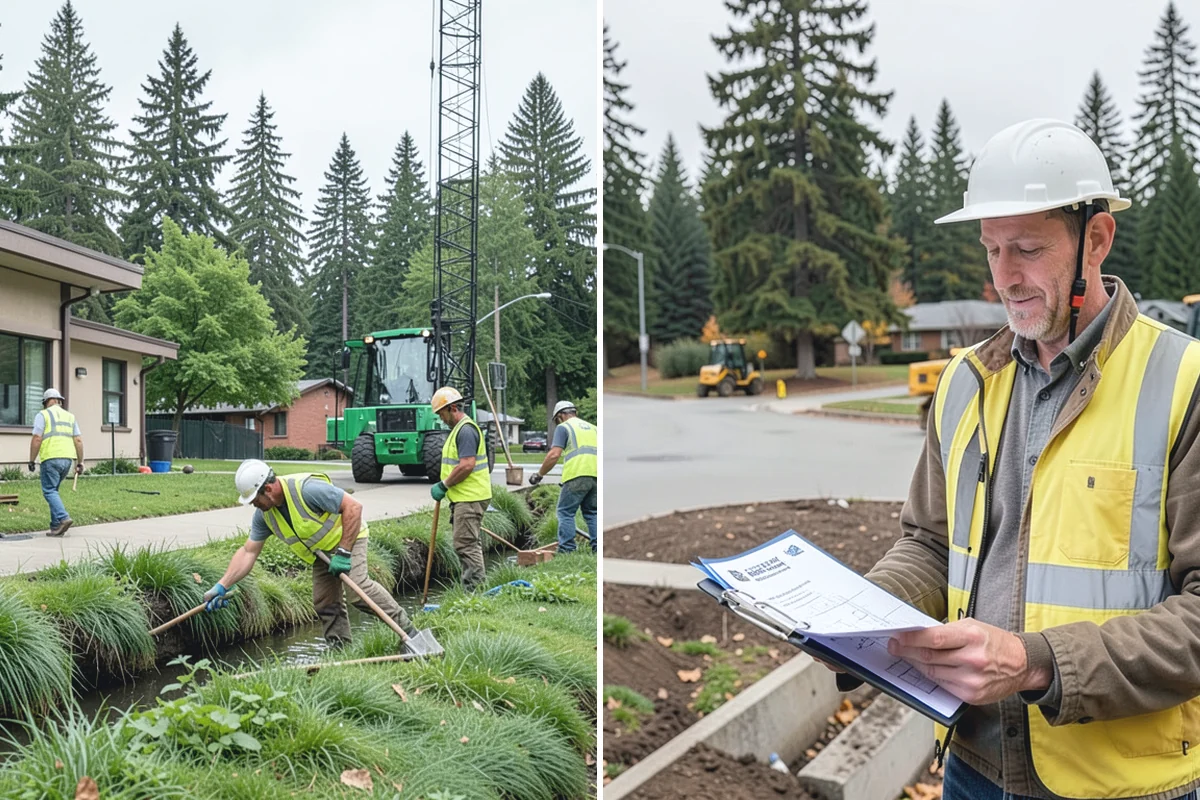 Municipal Flat Roof Services in Redmond, King County, WA - Membrane identification and drainage assessment