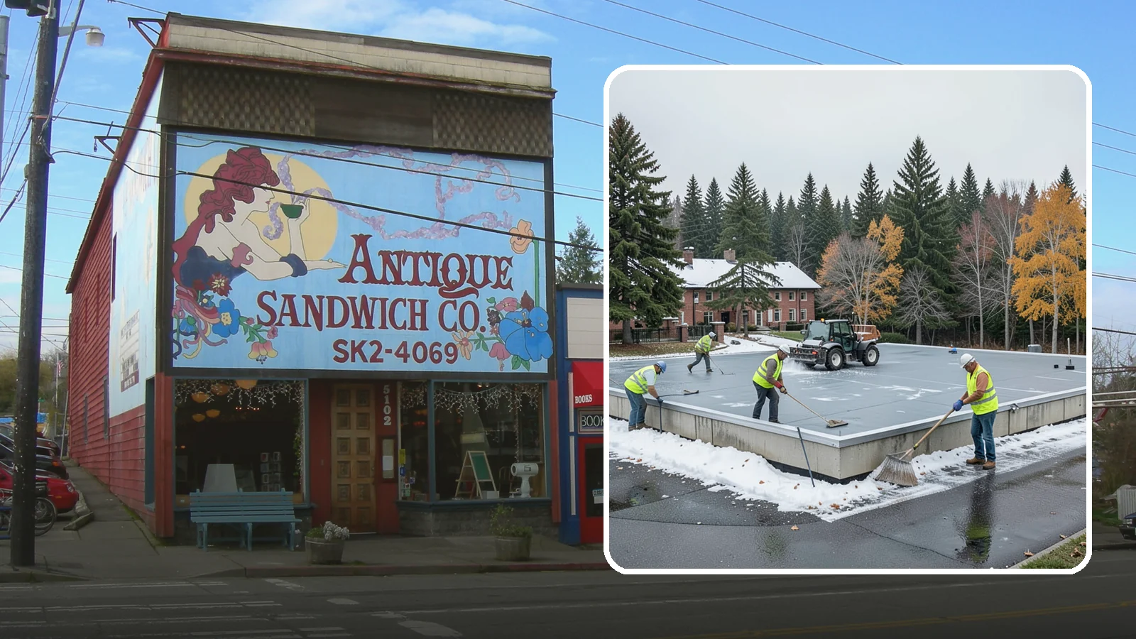 Municipal Flat Roof Services in Ruston, Pierce County, WA - Maintain, repair, and replace the low-slope roofing systems that top most municipal and civic buildings.