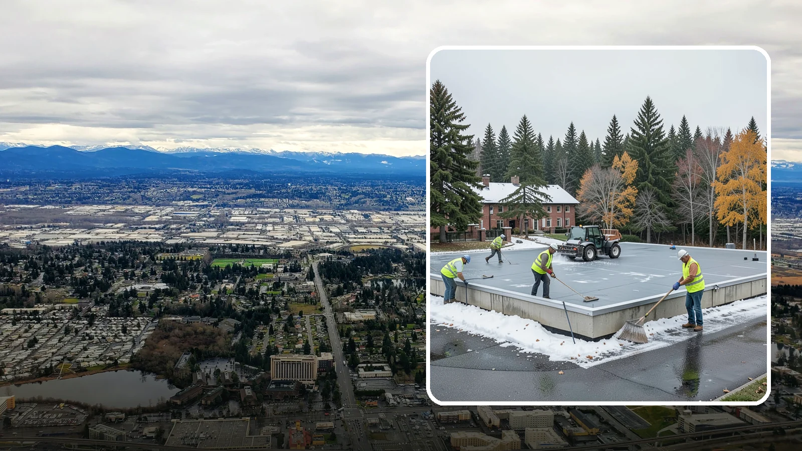 Municipal Flat Roof Services in SeaTac, King County, WA - Maintain, repair, and replace the low-slope roofing systems that top most municipal and civic buildings.