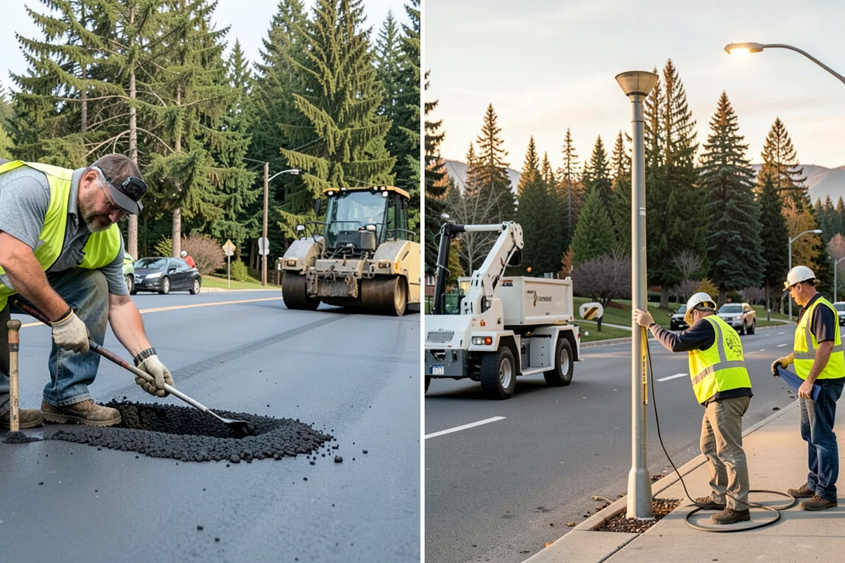 Municipal Flat Roof Services in Shoreline, King County, WA - Membrane identification and drainage assessment