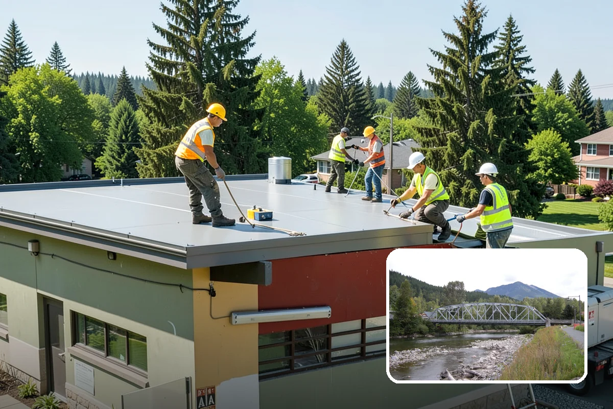 Municipal Flat Roof Services in Skykomish, King County, WA - Specialized expertise across TPO, EPDM, PVC, and built-up systems
