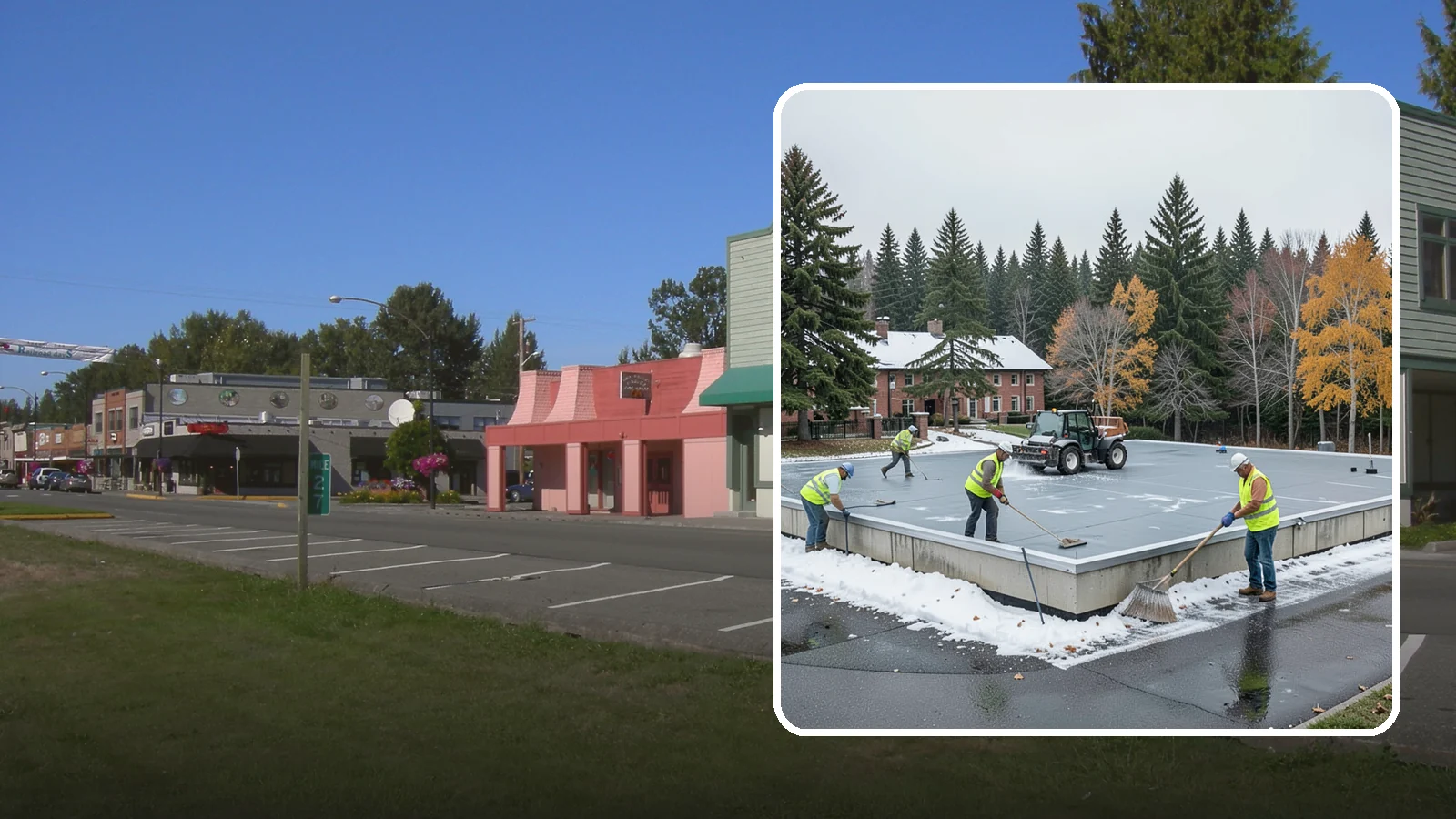Municipal Flat Roof Services in Snoqualmie, King County, WA - Maintain, repair, and replace the low-slope roofing systems that top most municipal and civic buildings.
