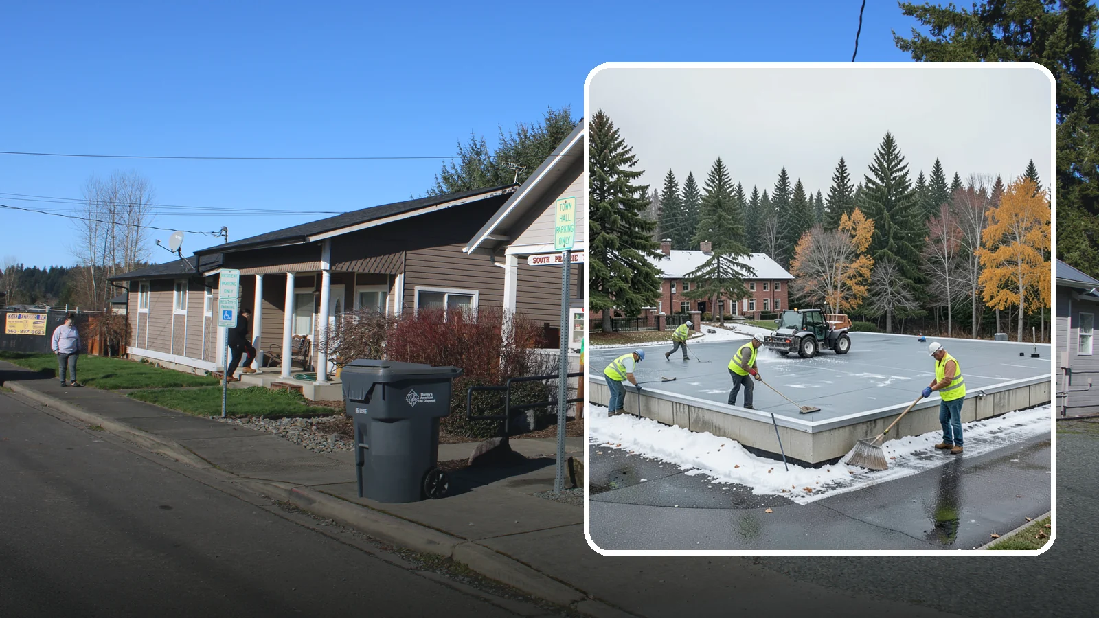 Municipal Flat Roof Services in South Prairie, Pierce County, WA - Maintain, repair, and replace the low-slope roofing systems that top most municipal and civic buildings.