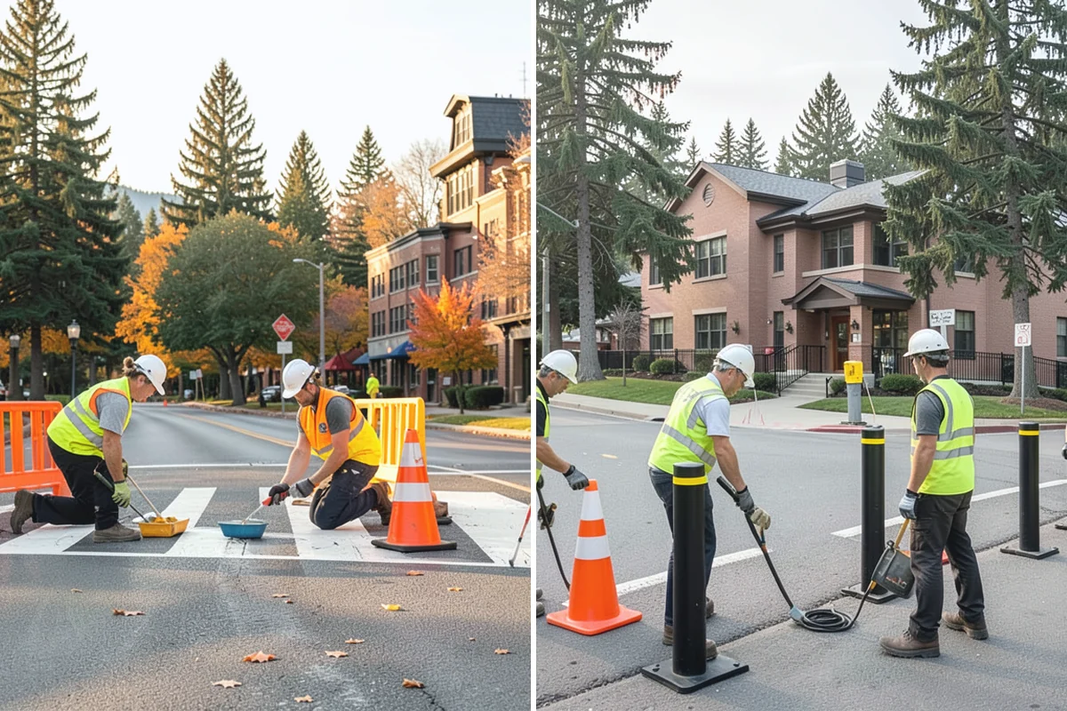 Municipal Flat Roof Services in South Prairie, Pierce County, WA - Membrane identification and drainage assessment
