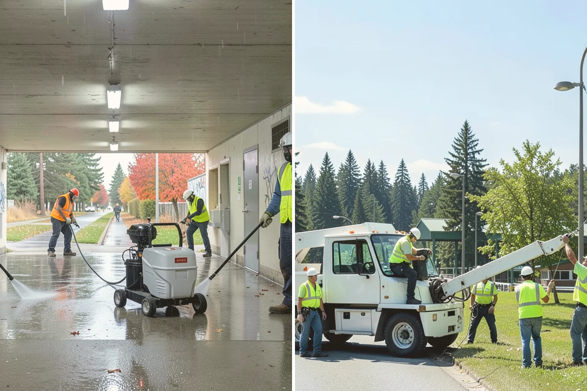 Municipal Flat Roof Services in Stanwood, Snohomish County, WA - Membrane identification and drainage assessment