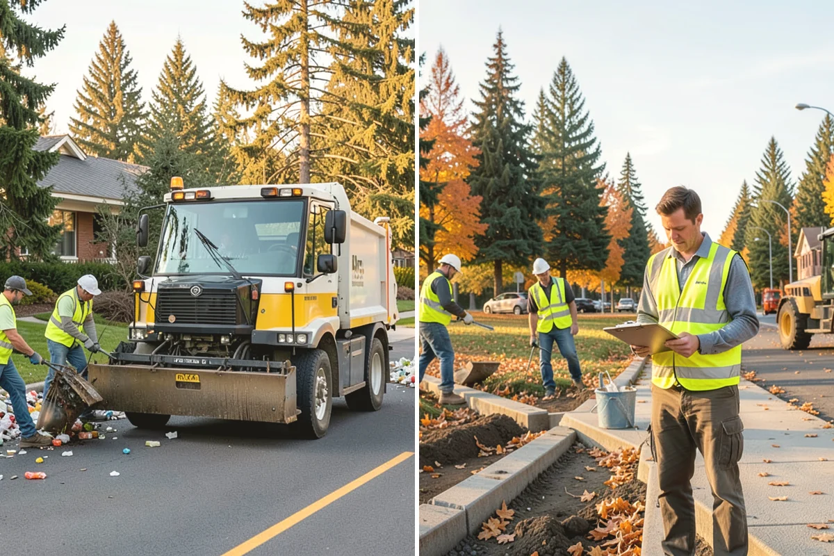Municipal Flat Roof Services in Steilacoom, Pierce County, WA - Membrane identification and drainage assessment