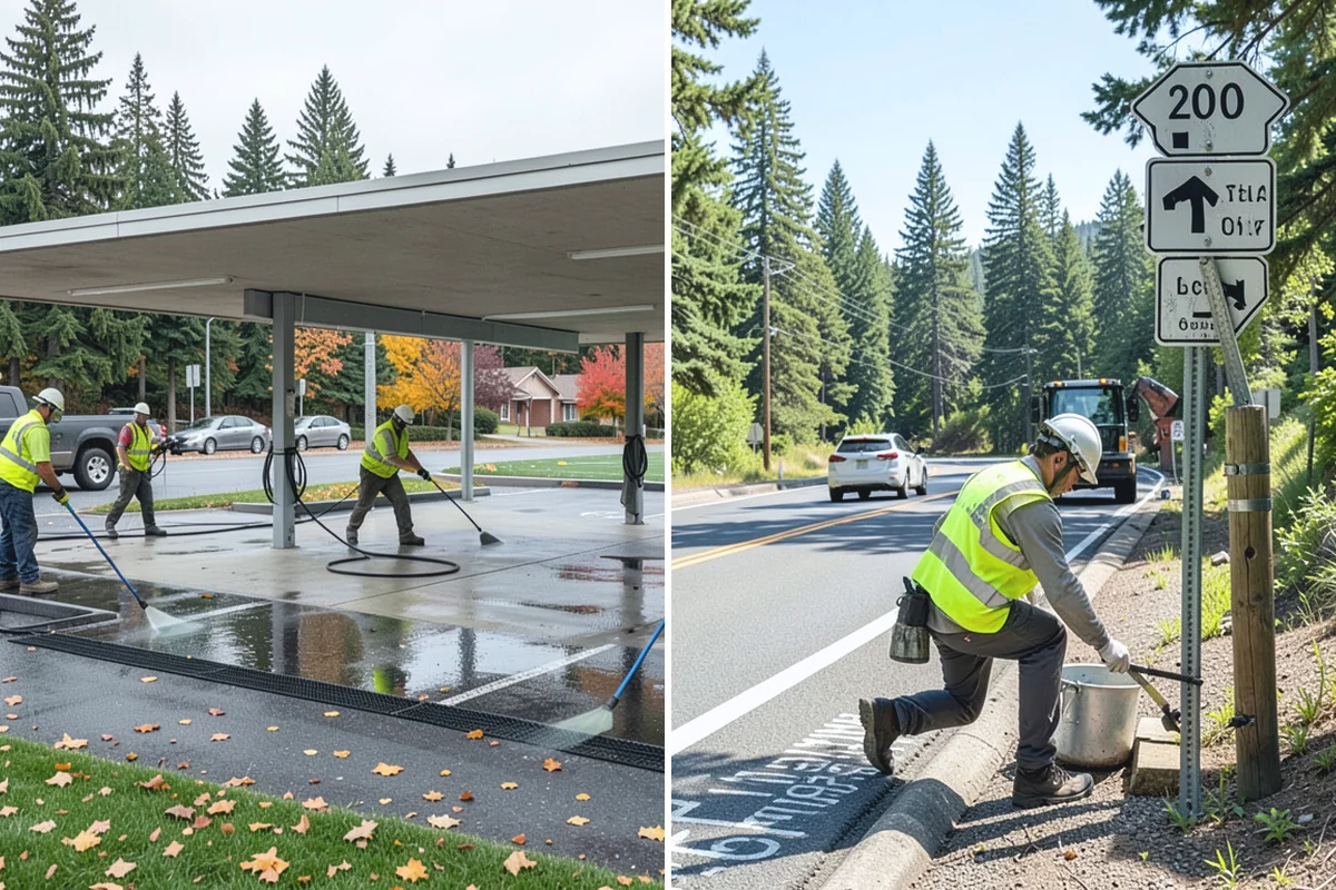 Municipal Flat Roof Services in Wilkeson, Pierce County, WA - Membrane identification and drainage assessment