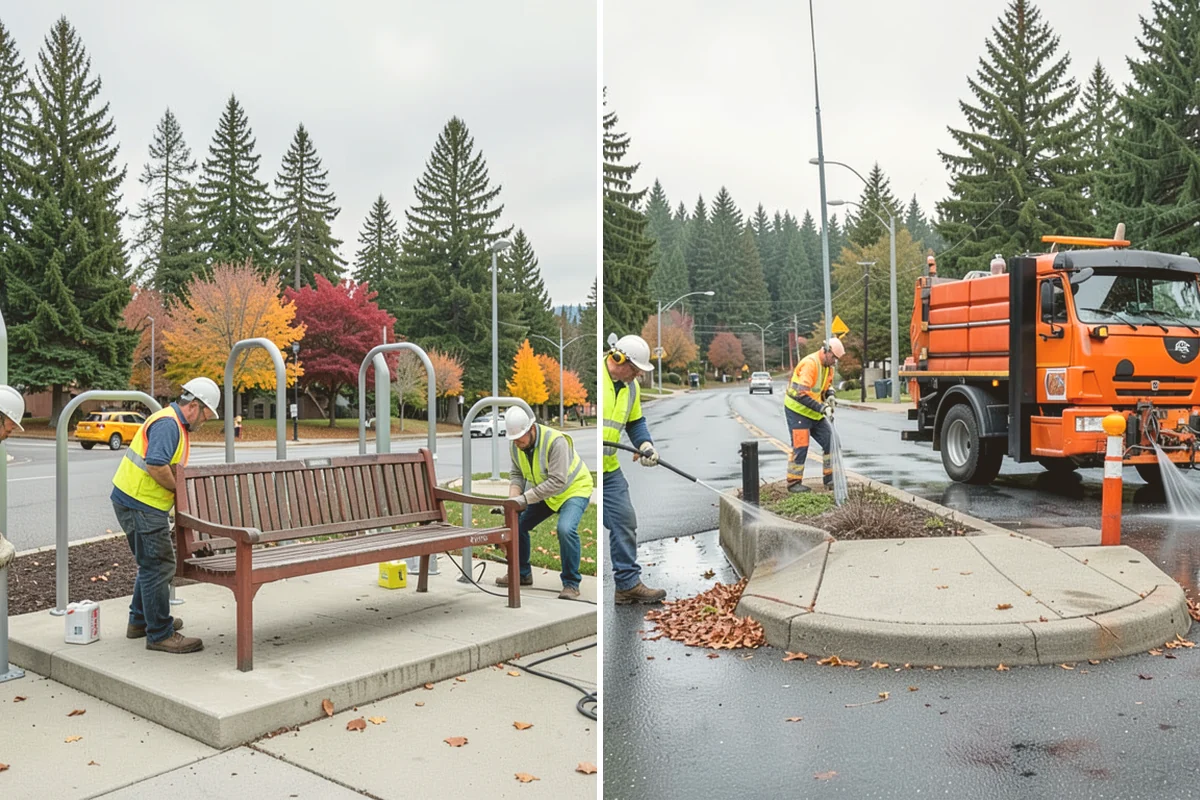 Municipal Fleet Washing in Algona, King County, WA - We assess the fleet, wash location, and drainage conditions