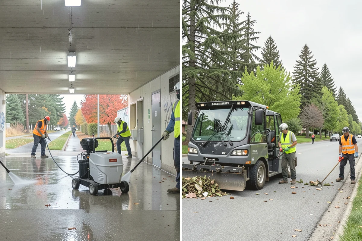 Municipal Fleet Washing in Anacortes, Skagit County, WA - We assess the fleet, wash location, and drainage conditions