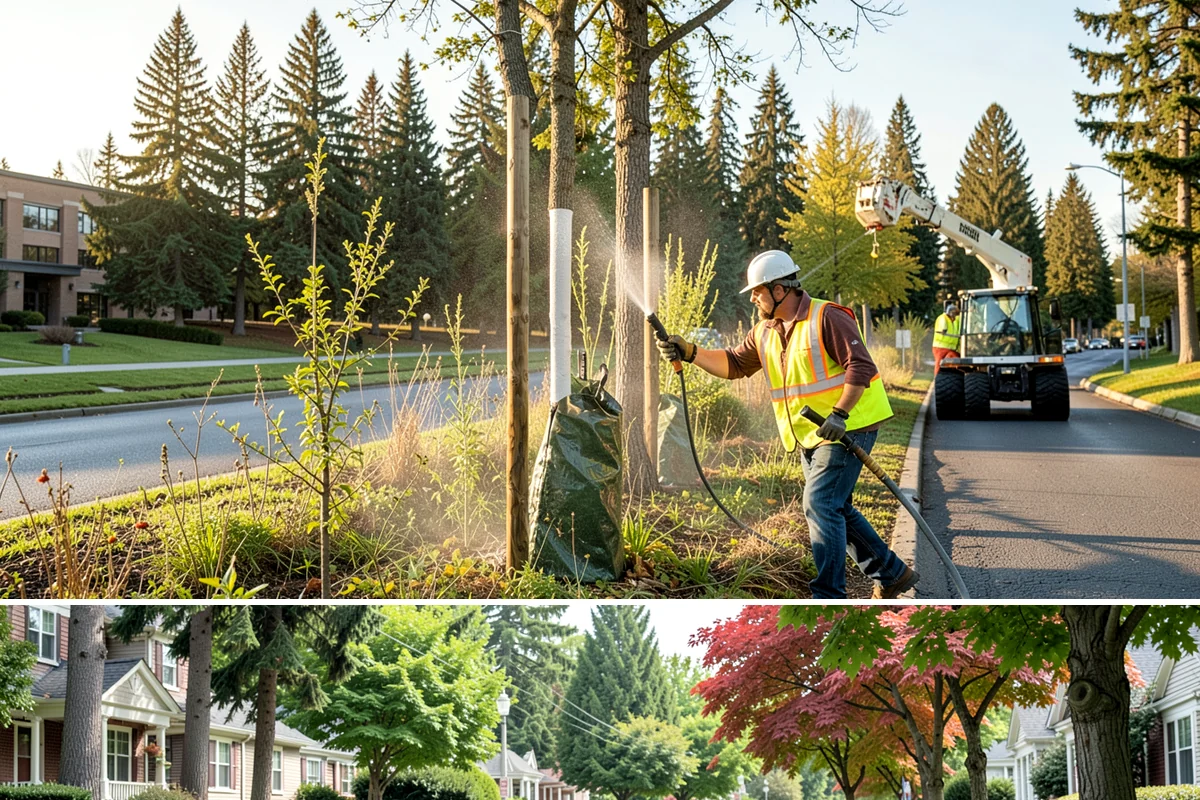 Municipal Fleet Washing in Beaux Arts Village, King County, WA - Fleet washing continues year-round, with increased frequency during winter to remove corrosive road deicing residues.