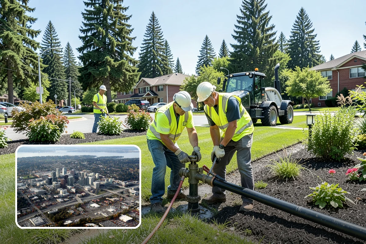 Municipal Fleet Washing in Bellevue, King County, WA - On-site washing avoids fleet downtime and travel