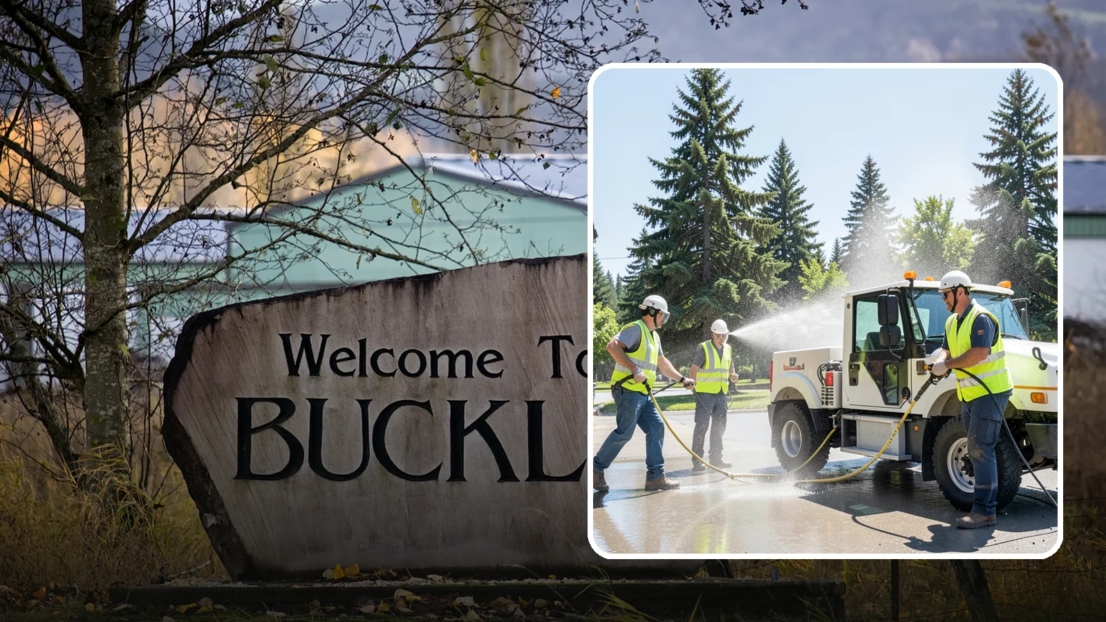 Municipal Fleet Washing in Buckley, Pierce County, WA - We wash municipal vehicles and equipment on-site with compliant wash-water handling for Western Washington public works fleets.