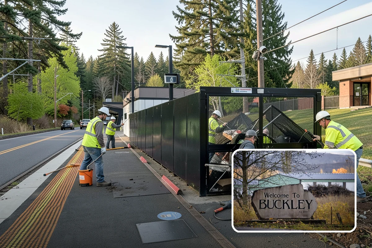 Municipal Fleet Washing in Buckley, Pierce County, WA - On-site washing avoids fleet downtime and travel