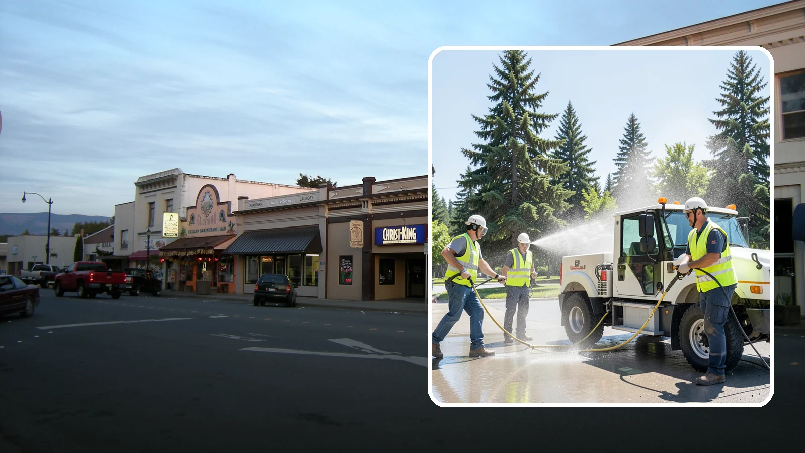 Municipal Fleet Washing in Burlington, Skagit County, WA - We wash municipal vehicles and equipment on-site with compliant wash-water handling for Western Washington public works fleets.