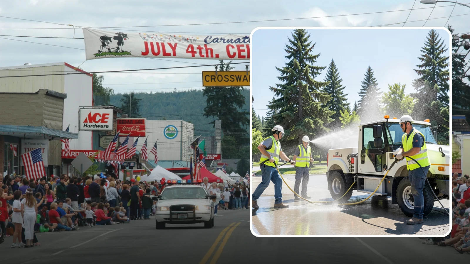 Municipal Fleet Washing in Carnation, King County, WA - We wash municipal vehicles and equipment on-site with compliant wash-water handling for Western Washington public works fleets.