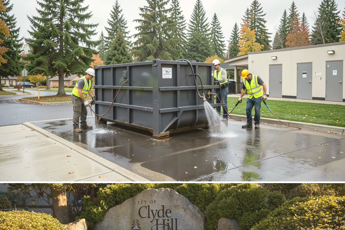 Municipal Fleet Washing in Clyde Hill, King County, WA - Fleet washing continues year-round, with increased frequency during winter to remove corrosive road deicing residues.