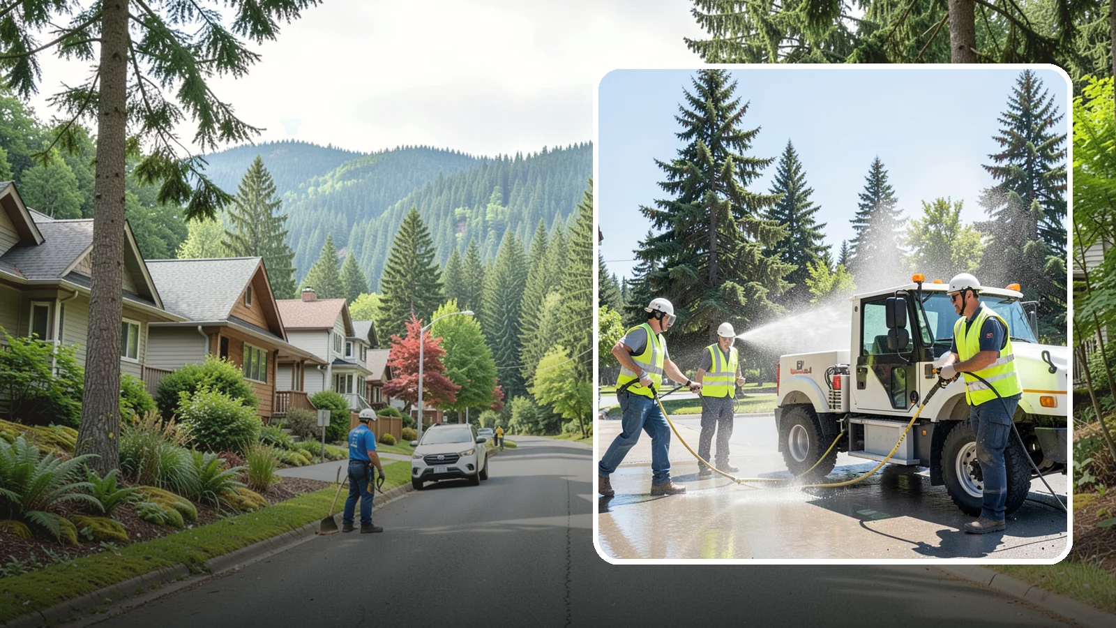 Municipal Fleet Washing in Darrington, Snohomish County, WA - We wash municipal vehicles and equipment on-site with compliant wash-water handling for Western Washington public works fleets.