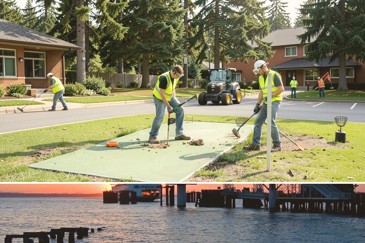 Municipal Fleet Washing in Edmonds, Snohomish County, WA - Fleet washing continues year-round, with increased frequency during winter to remove corrosive road deicing residues.