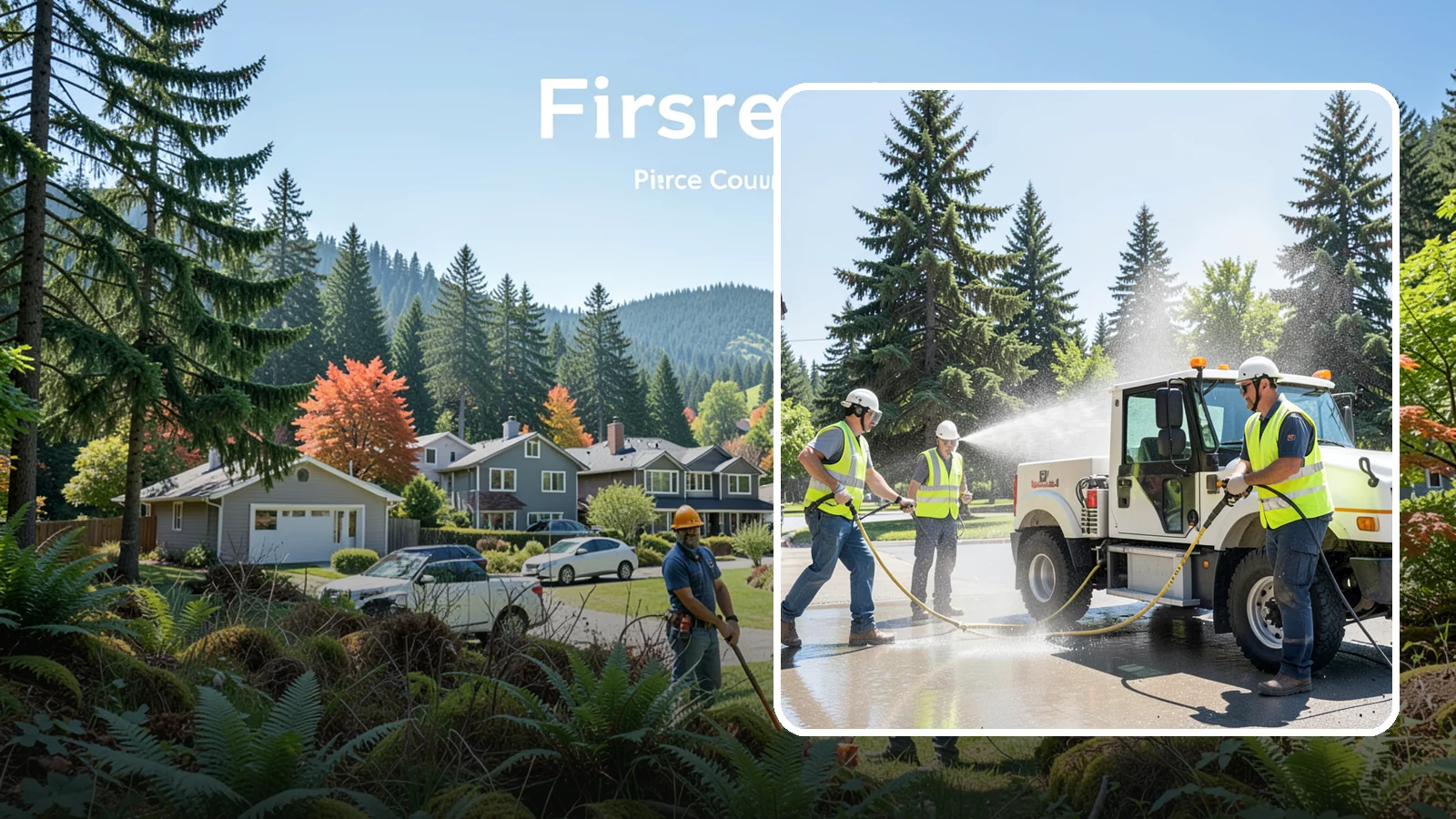 Municipal Fleet Washing in Fircrest, Pierce County, WA - We wash municipal vehicles and equipment on-site with compliant wash-water handling for Western Washington public works fleets.