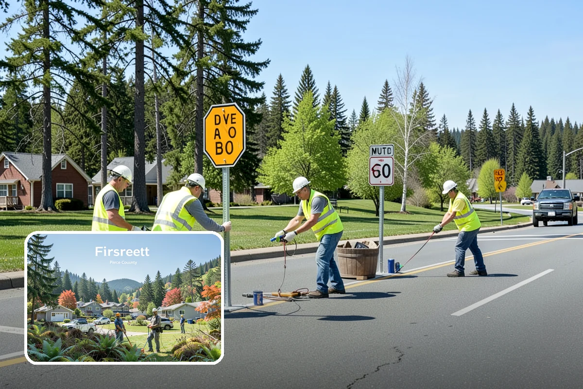 Municipal Fleet Washing in Fircrest, Pierce County, WA - On-site washing avoids fleet downtime and travel