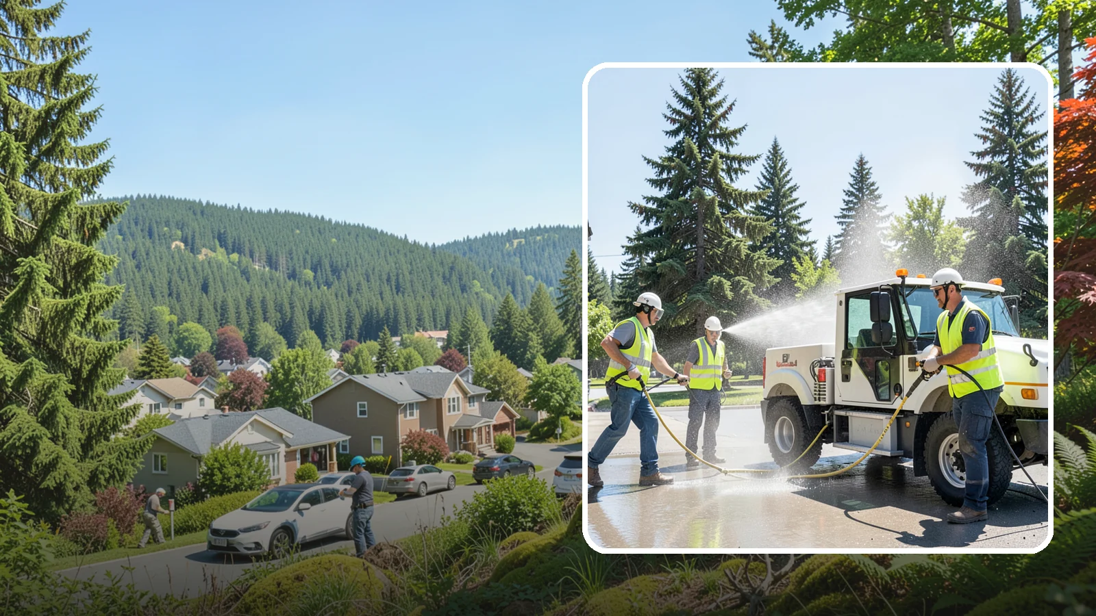 Municipal Fleet Washing in Index, Snohomish County, WA - We wash municipal vehicles and equipment on-site with compliant wash-water handling for Western Washington public works fleets.