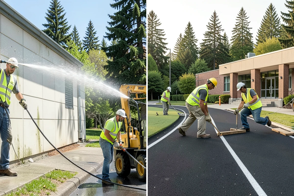 Municipal Fleet Washing in Kenmore, King County, WA - We assess the fleet, wash location, and drainage conditions