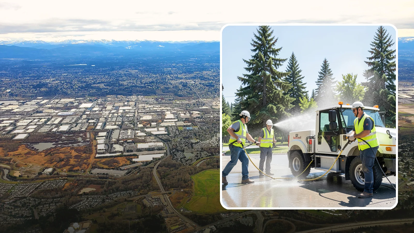 Municipal Fleet Washing in Kent, King County, WA - We wash municipal vehicles and equipment on-site with compliant wash-water handling for Western Washington public works fleets.
