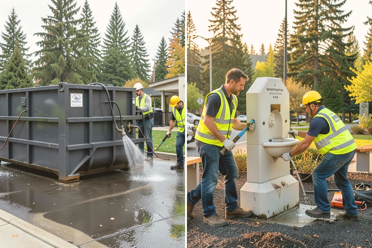 Municipal Fleet Washing in Kent, King County, WA - We assess the fleet, wash location, and drainage conditions