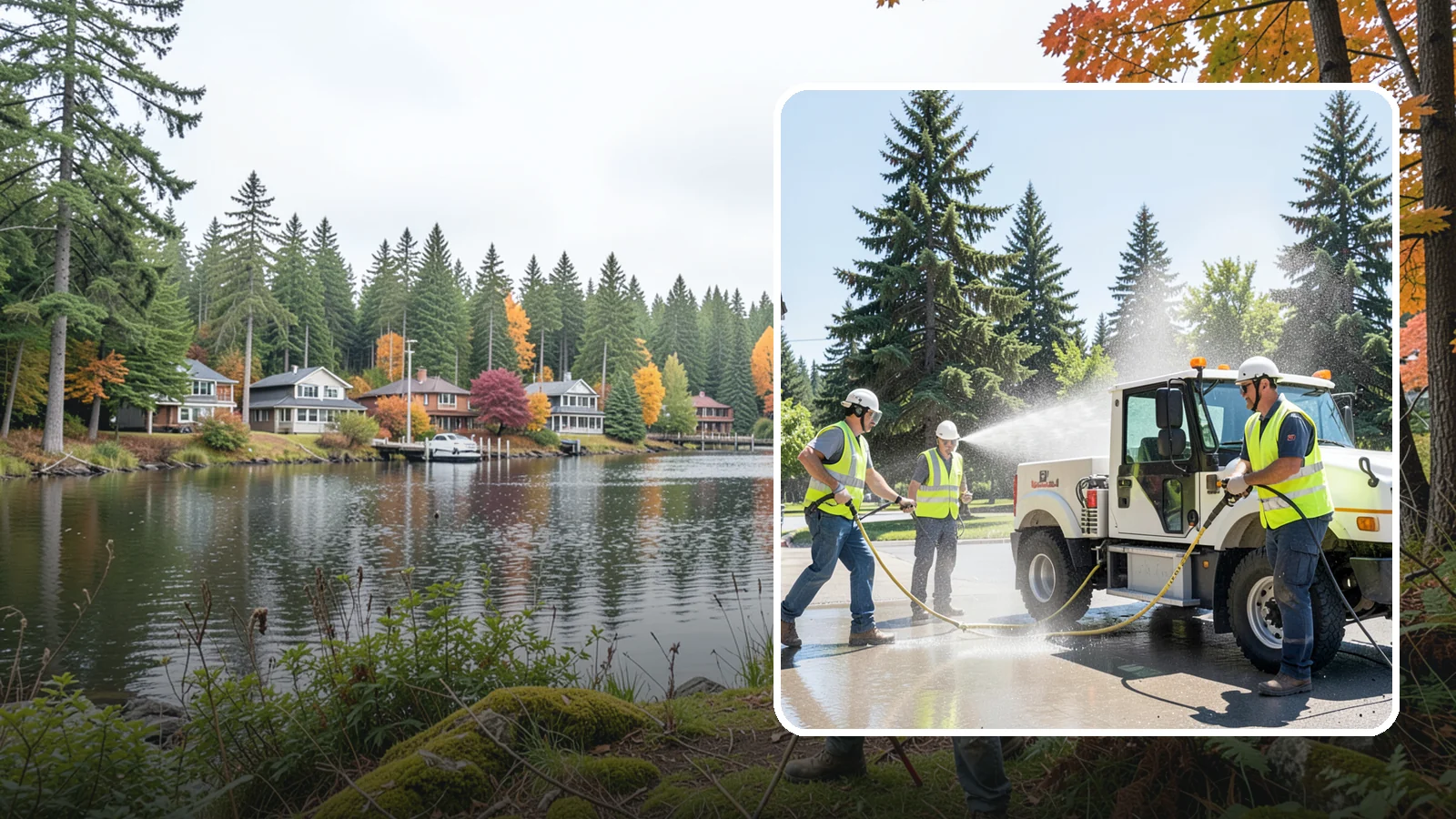 Municipal Fleet Washing in La Conner, Skagit County, WA - We wash municipal vehicles and equipment on-site with compliant wash-water handling for Western Washington public works fleets.