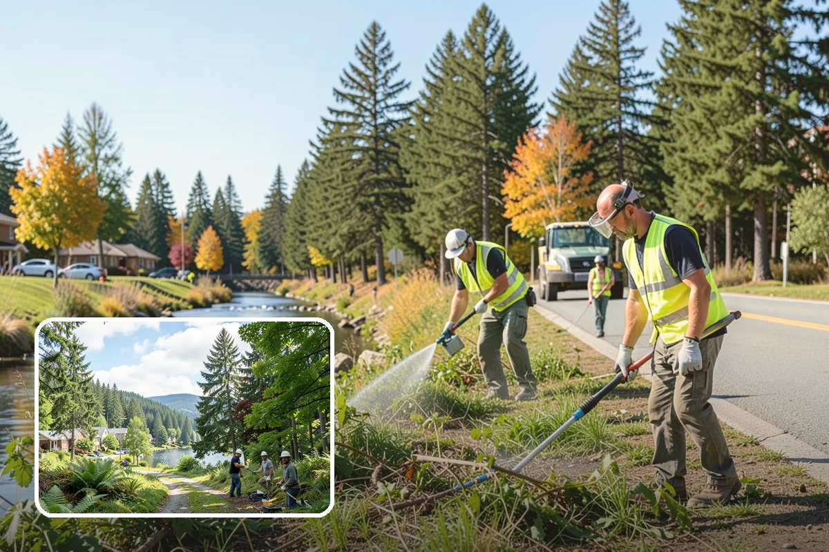 Municipal Fleet Washing in Lake Forest Park, King County, WA - On-site washing avoids fleet downtime and travel