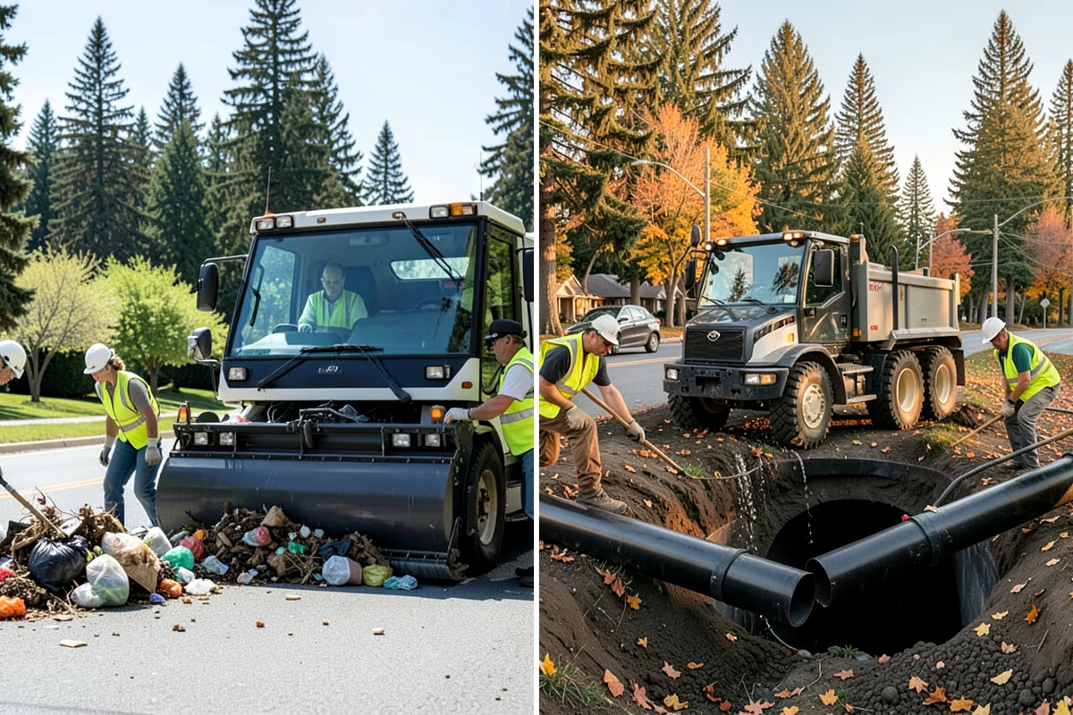 Municipal Fleet Washing in Lake Forest Park, King County, WA - We assess the fleet, wash location, and drainage conditions