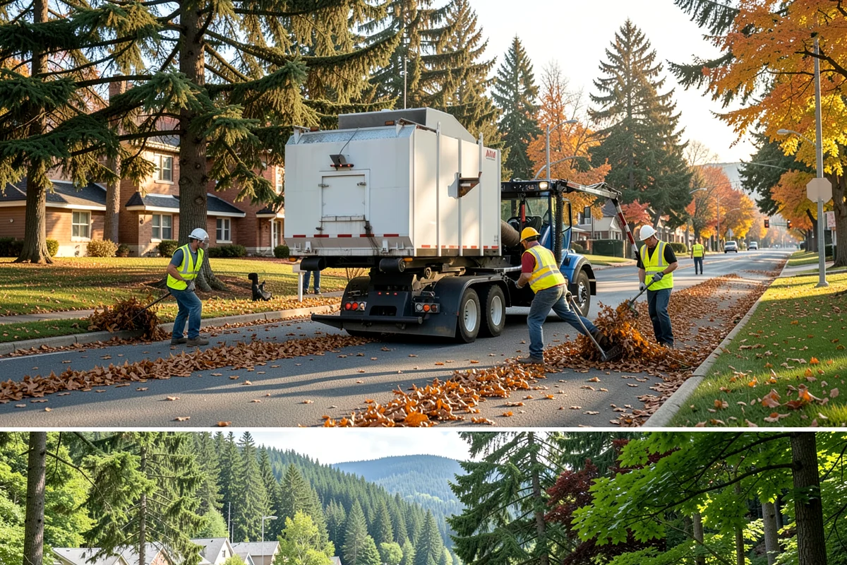 Municipal Fleet Washing in Lake Forest Park, King County, WA - Fleet washing continues year-round, with increased frequency during winter to remove corrosive road deicing residues.