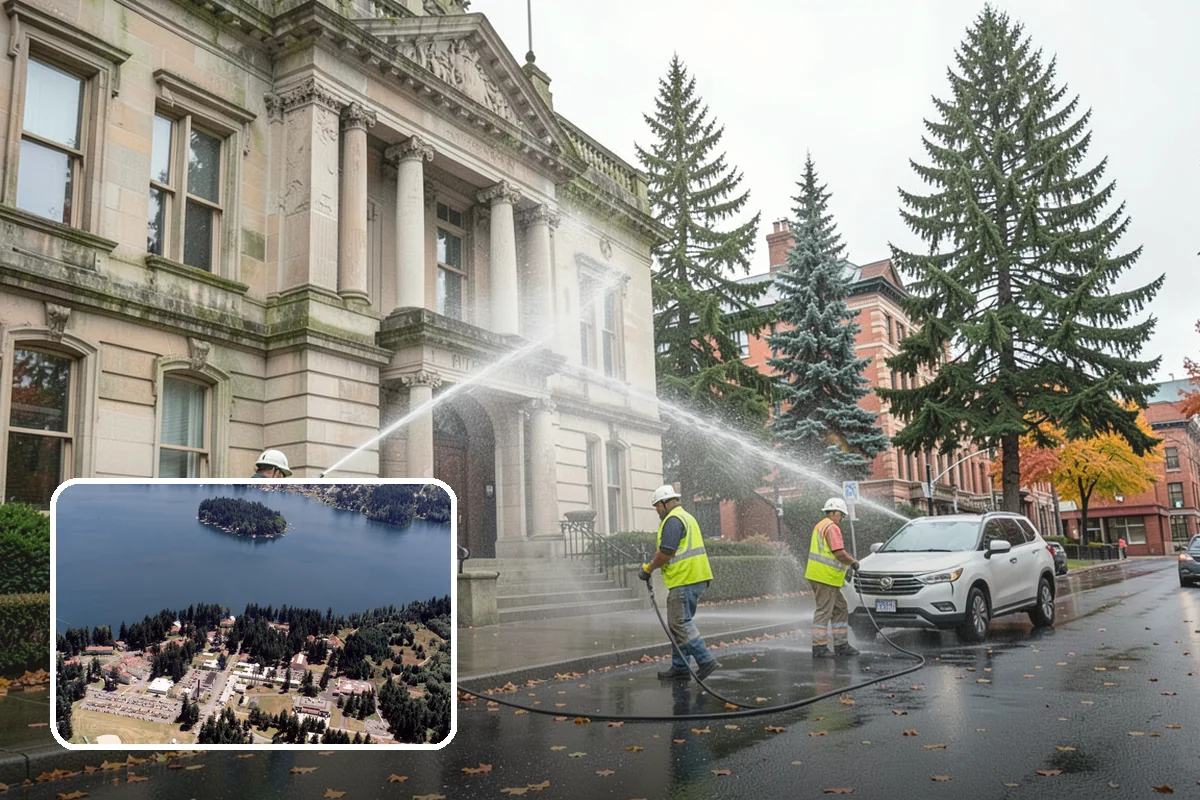 Municipal Fleet Washing in Lakewood, Pierce County, WA - On-site washing avoids fleet downtime and travel