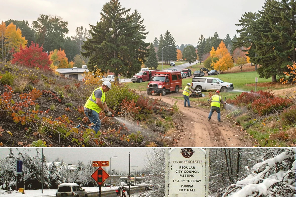 Municipal Fleet Washing in Newcastle, King County, WA - Fleet washing continues year-round, with increased frequency during winter to remove corrosive road deicing residues.