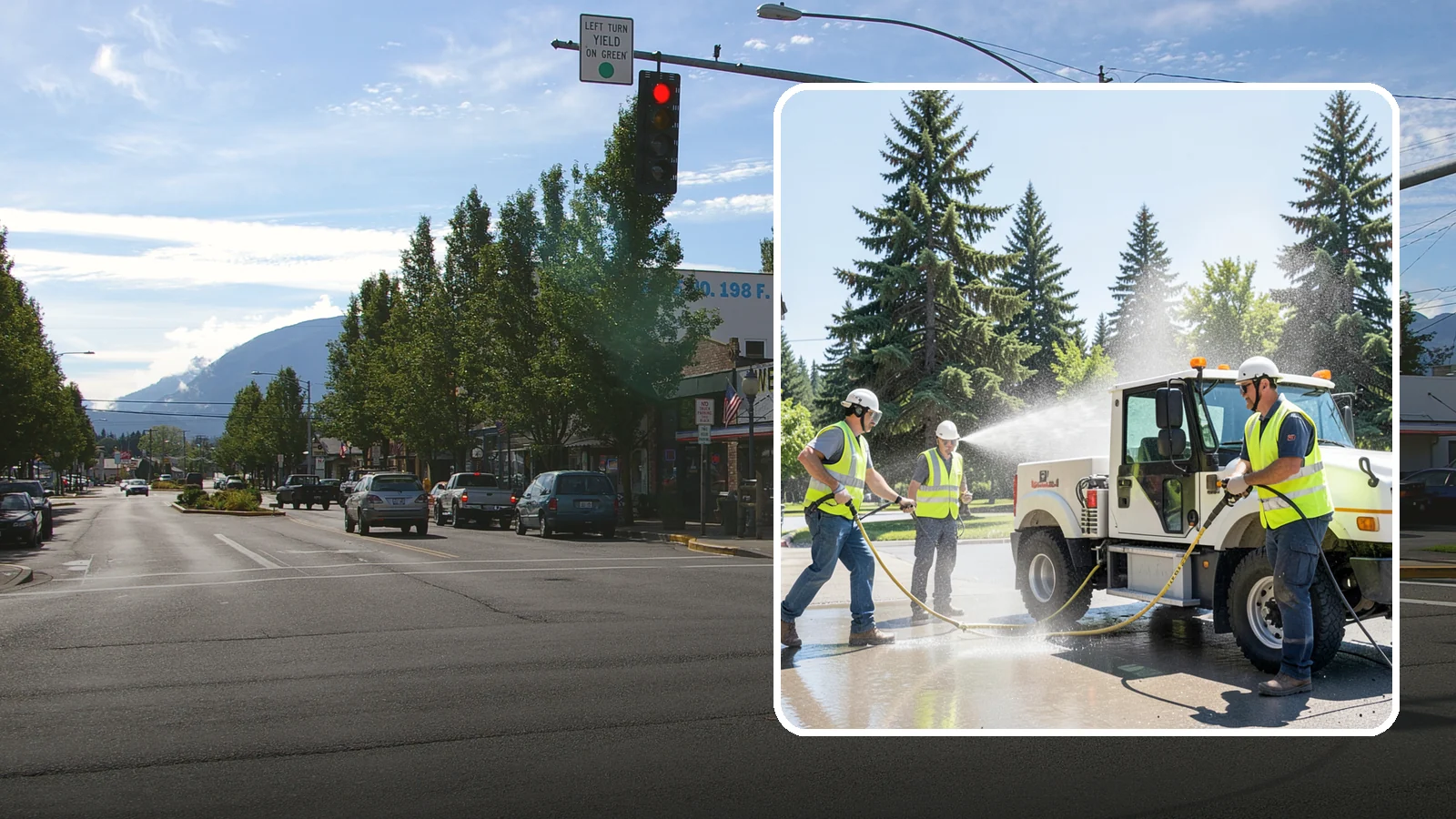 Municipal Fleet Washing in North Bend, King County, WA - We wash municipal vehicles and equipment on-site with compliant wash-water handling for Western Washington public works fleets.