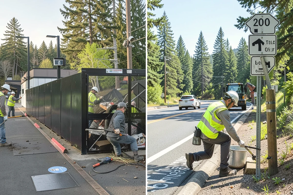 Municipal Fleet Washing in Oak Harbor, Island County, WA - We assess the fleet, wash location, and drainage conditions