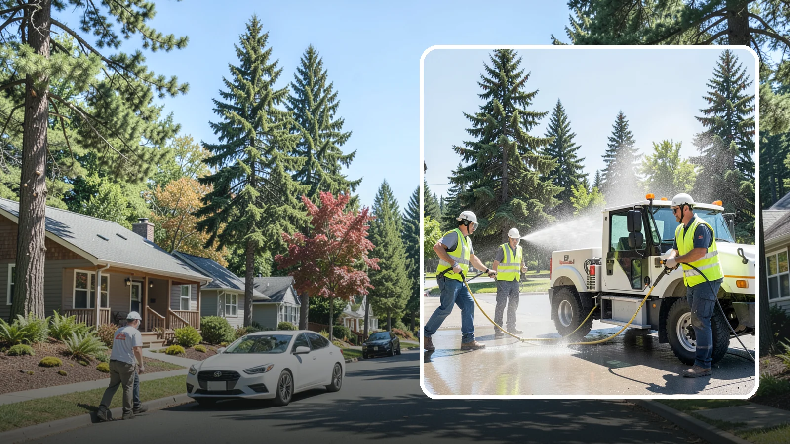 Municipal Fleet Washing in Orting, Pierce County, WA - We wash municipal vehicles and equipment on-site with compliant wash-water handling for Western Washington public works fleets.