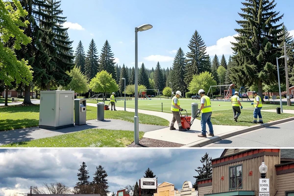 Municipal Fleet Washing in Roy, Pierce County, WA - Fleet washing continues year-round, with increased frequency during winter to remove corrosive road deicing residues.