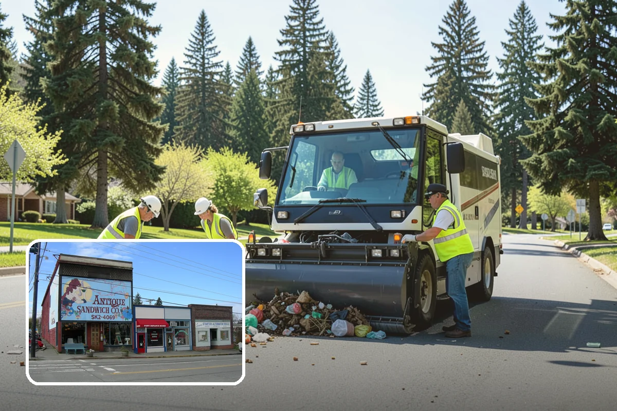 Municipal Fleet Washing in Ruston, Pierce County, WA - On-site washing avoids fleet downtime and travel
