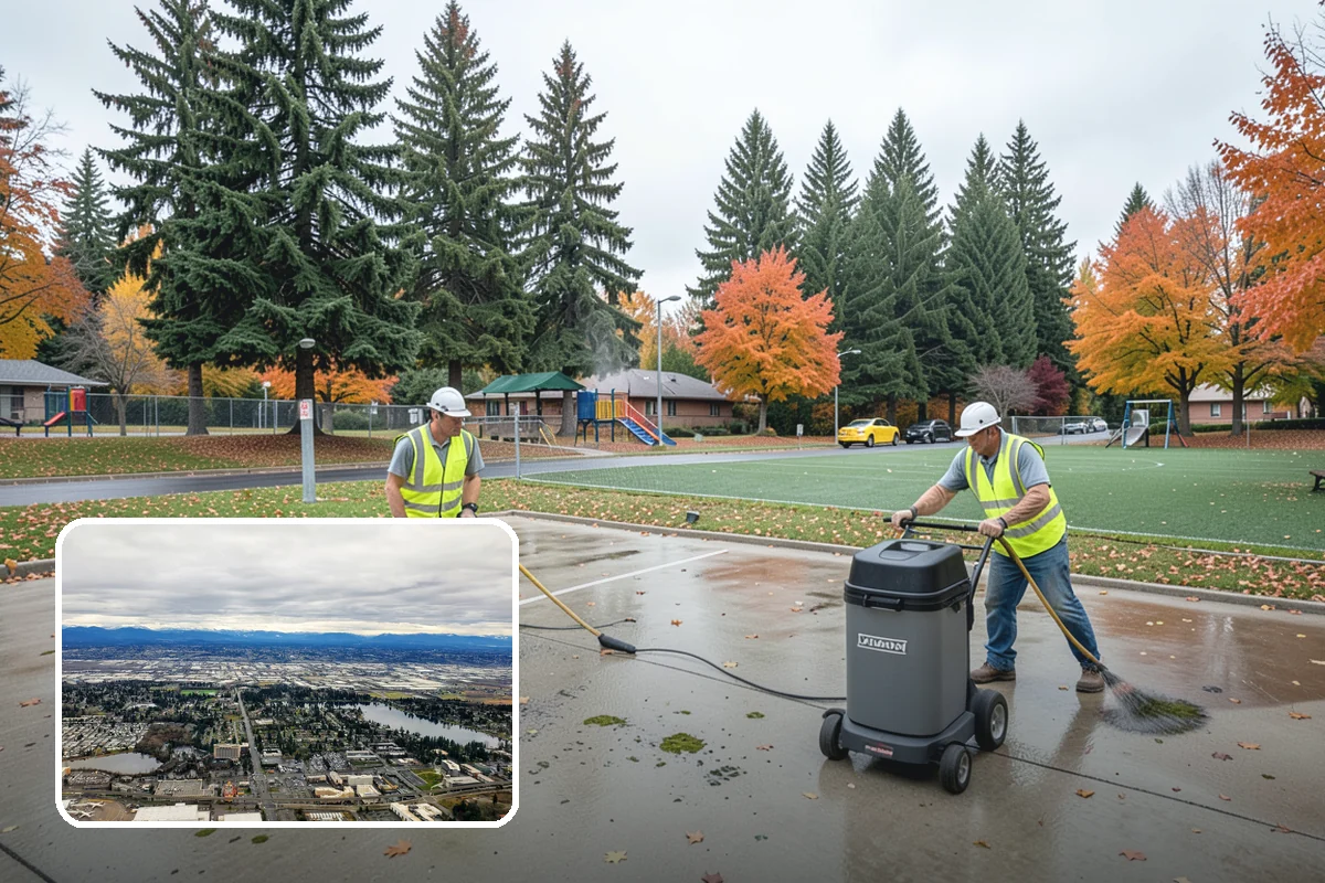 Municipal Fleet Washing in SeaTac, King County, WA - On-site washing avoids fleet downtime and travel