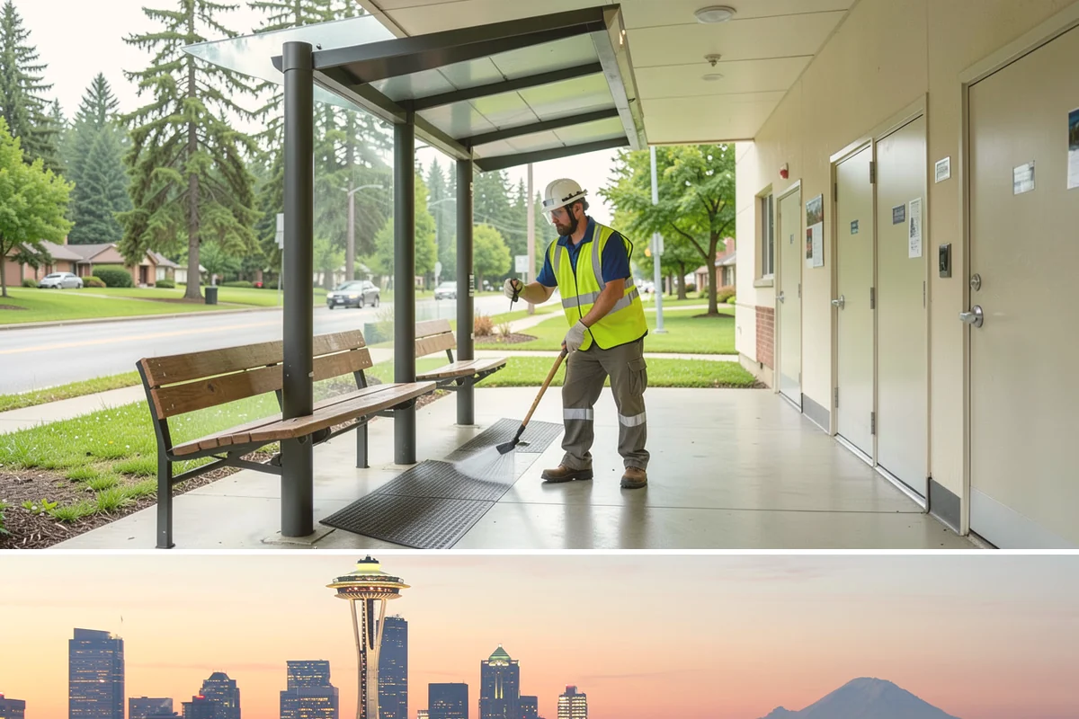 Municipal Fleet Washing in Seattle, King County, WA - Fleet washing continues year-round, with increased frequency during winter to remove corrosive road deicing residues.